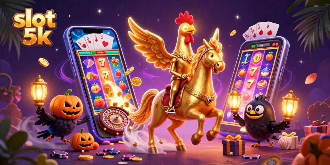 Experience thrilling gameplay with slot 5k, featuring colorful scenes and exciting rewards in a dynamic casino.