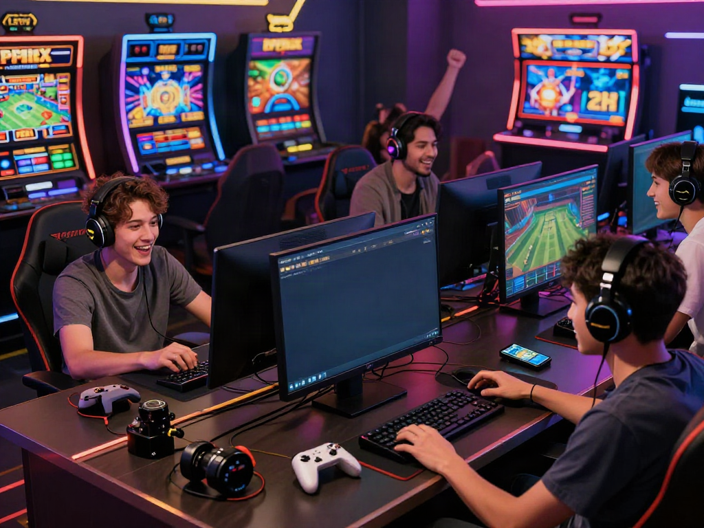 9bet players enjoying diverse online gaming experiences with vibrant graphics.