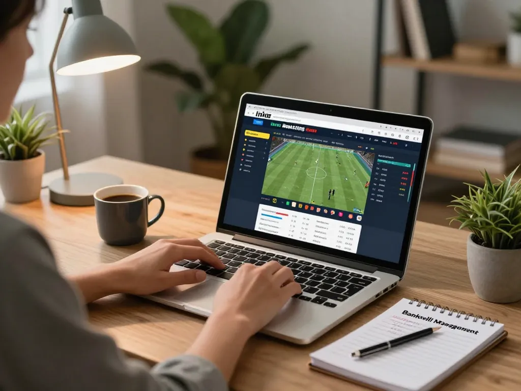 UU88 user's focused sports betting strategy on laptop with live odds displayed.