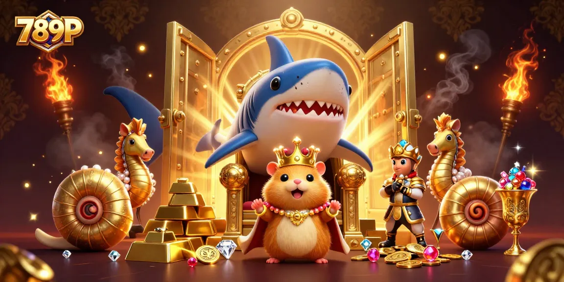 Experience thrilling gameplay with 789P, where a fierce hamster king reigns over treasures!