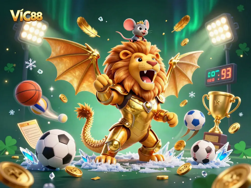 Experience thrilling gameplay at VIC88 with dynamic sports betting action and vibrant casino visuals.