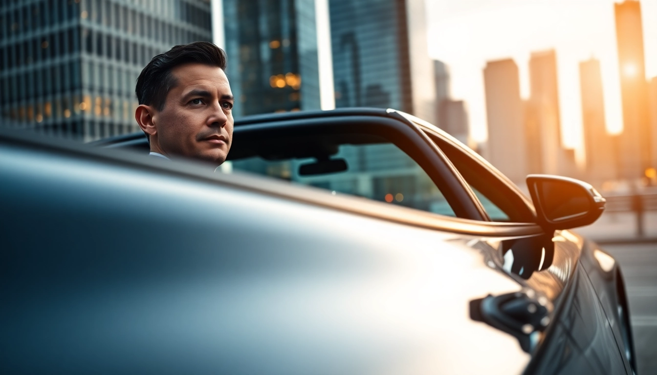 Experience top-tier Chauffeur Services near me with a professional driver in a luxury vehicle.