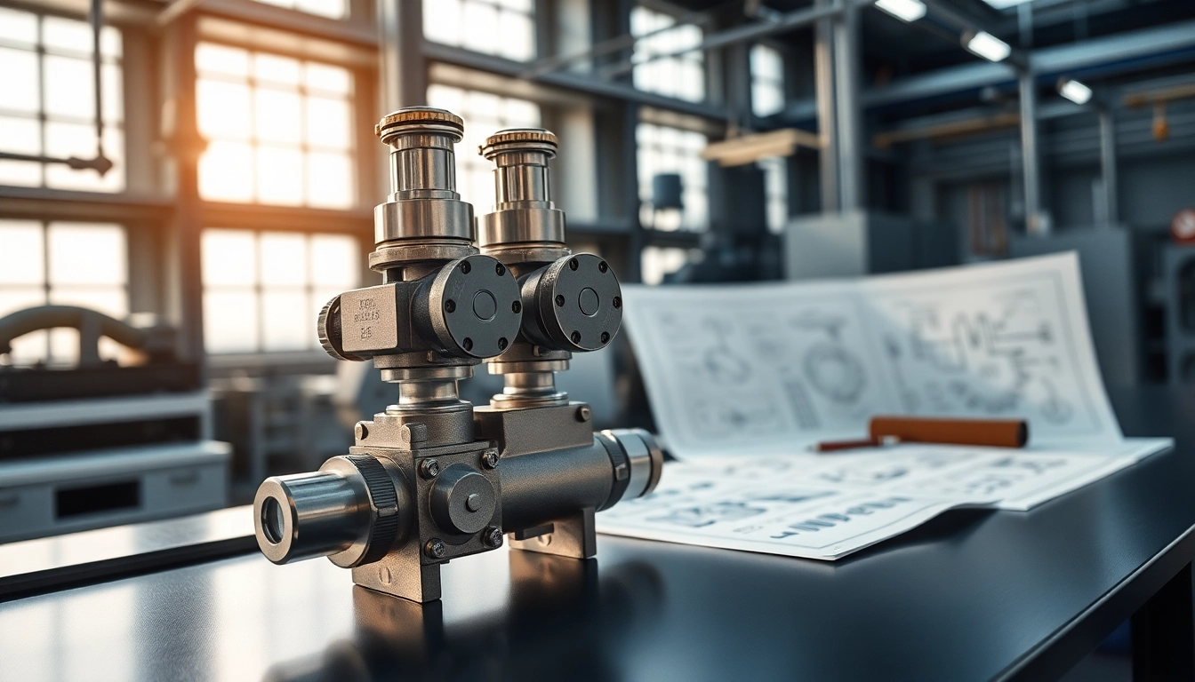 The HM88 valve manifold system displayed in a professional industrial setting, showcasing advanced engineering.