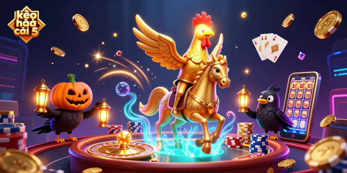 Experience the excitement of kèo nhà cái 5 with dazzling casino elements in a spectacular scene.