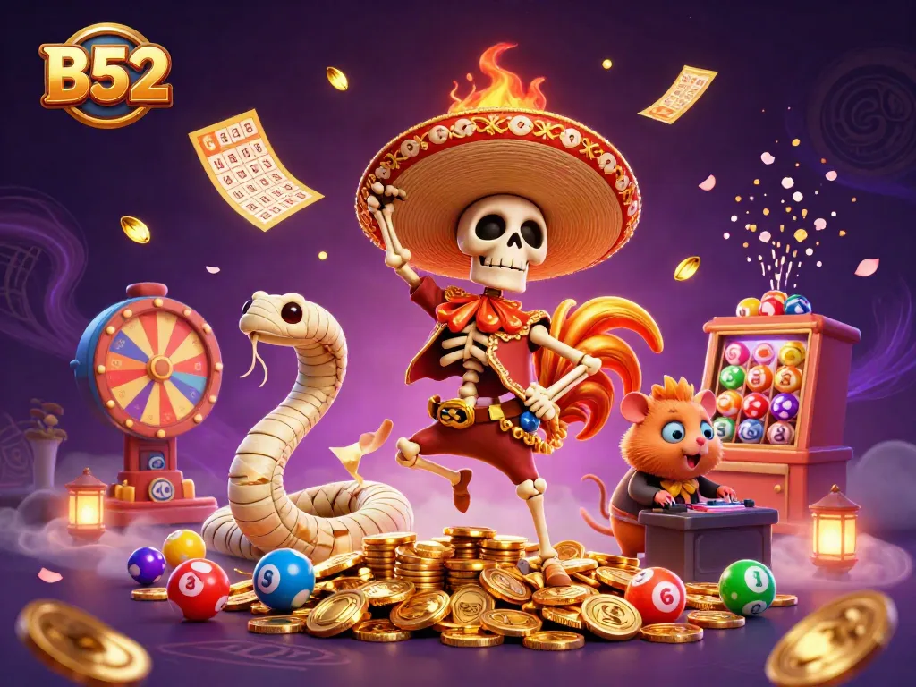 B52 brings thrilling casino action alive with dynamic characters and vibrant game elements.
