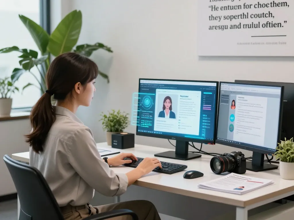 Expert in sexual health consulting with AI tools to enhance wellness insights, showcasing the role of sex AI.
