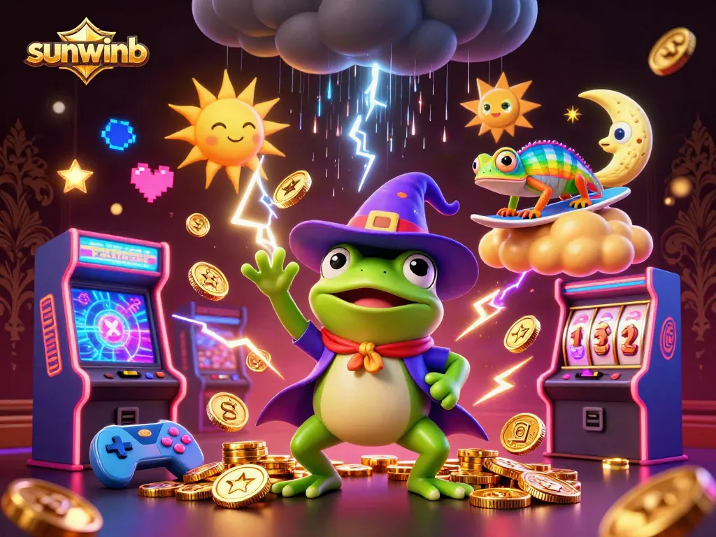 Engage with sunwinb's thrilling 3D casino adventure featuring jackpot reels and colorful characters.
