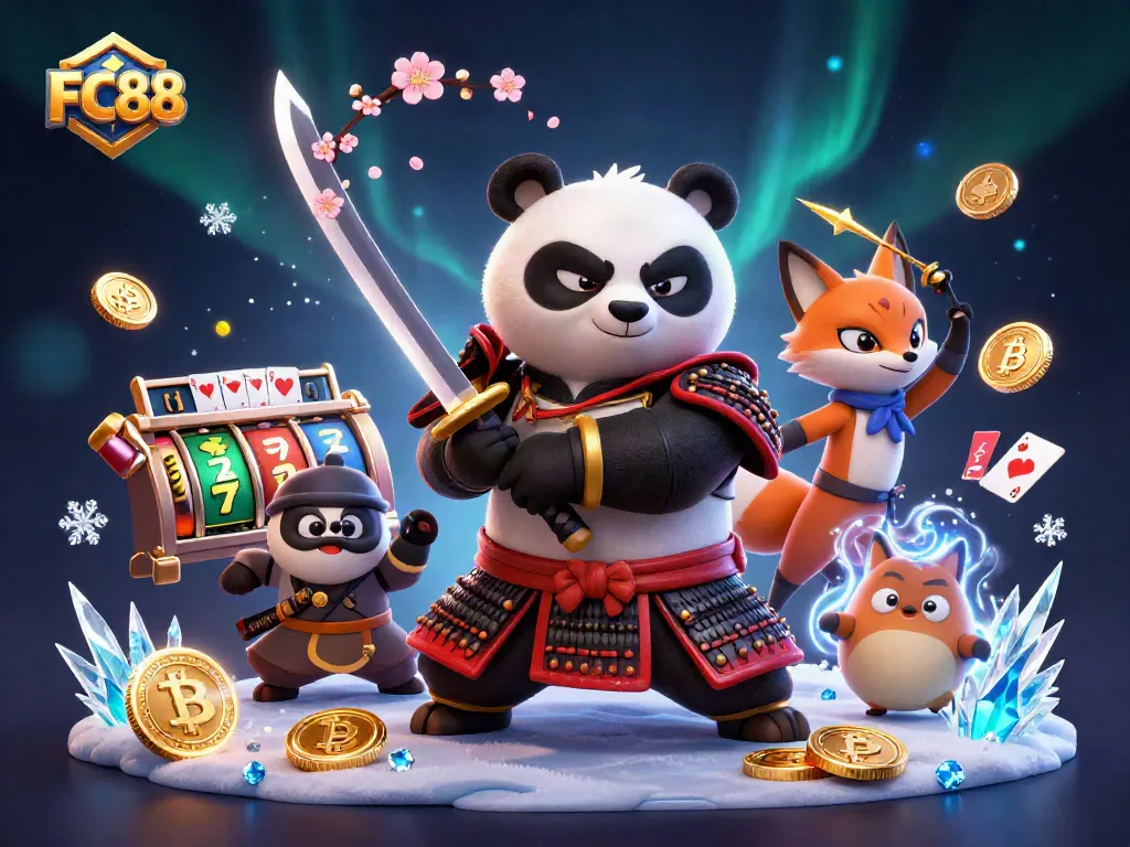 Experience thrilling FC88 gameplay with 3D characters and vibrant casino elements.