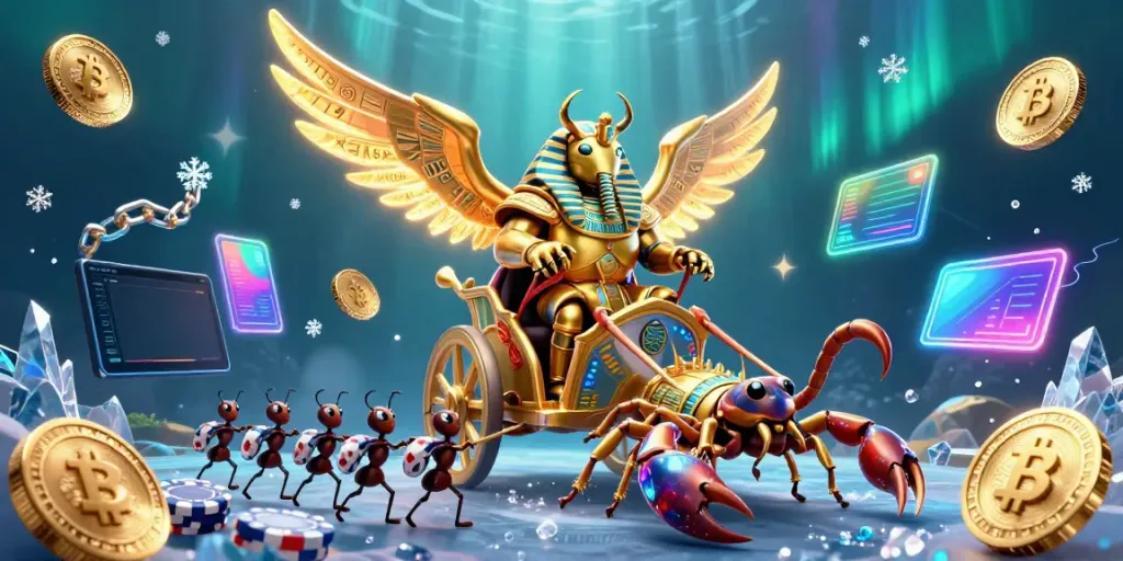 Engage with the exciting 8Xbet casino universe featuring vibrant coins and dynamic characters.