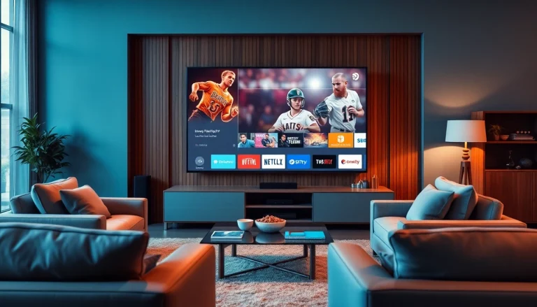 Explore the modern setup of iron tv showcased in a stylish living room.