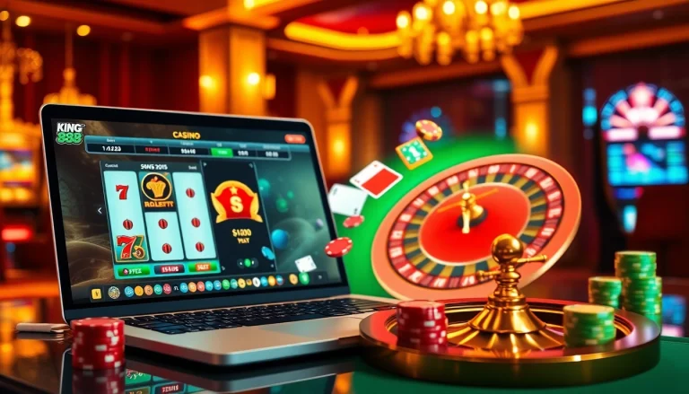 Experience thrilling gaming at https://king88b.us.com/ with professional gamblers enjoying luxury casino elements.