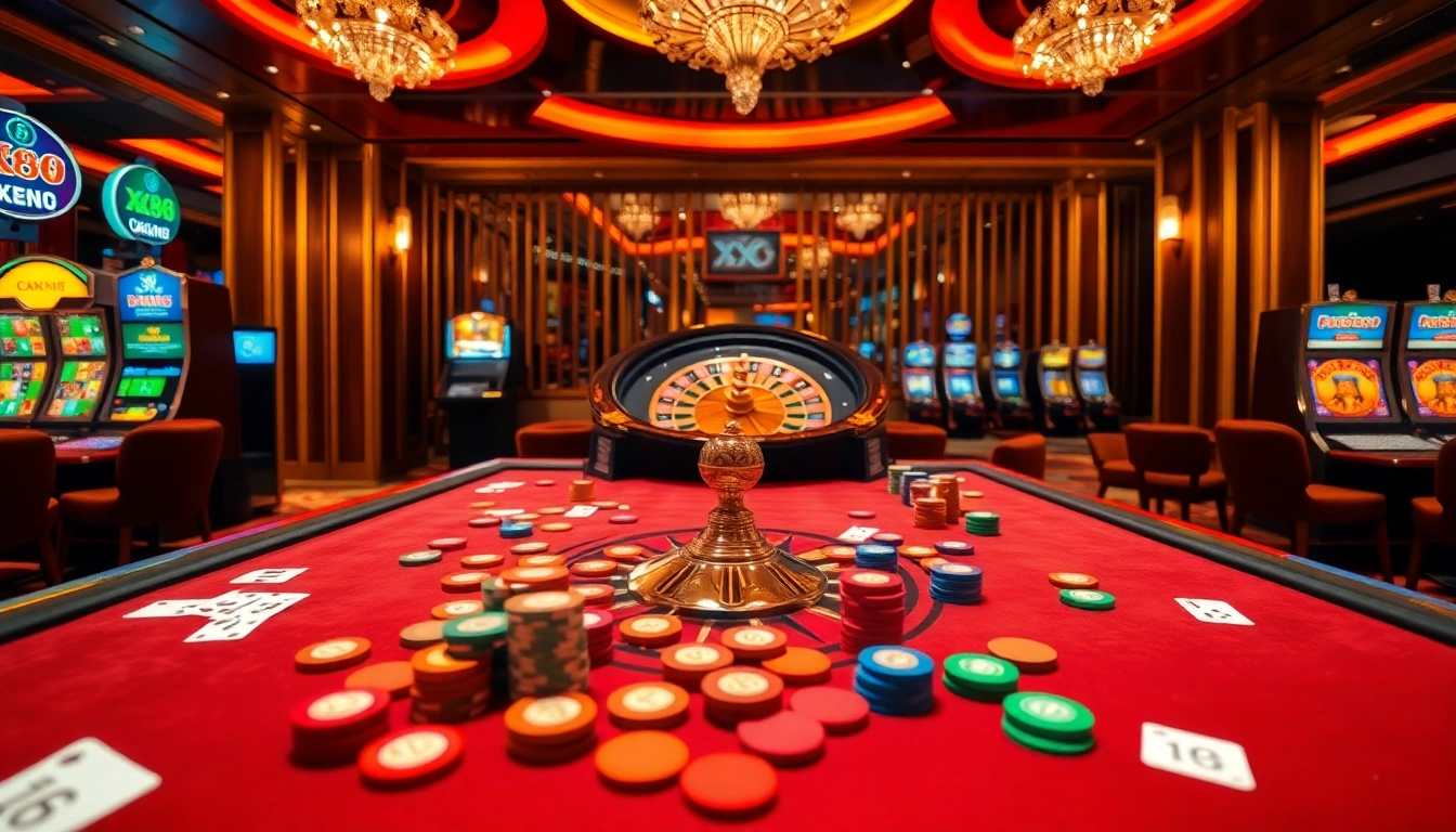 Experience high-stakes action with xx88 as players enjoy a vibrant casino game.