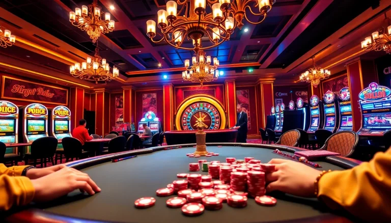 Experience the thrill of winning at https://jun88buzz.info/ with an exciting poker game scene.