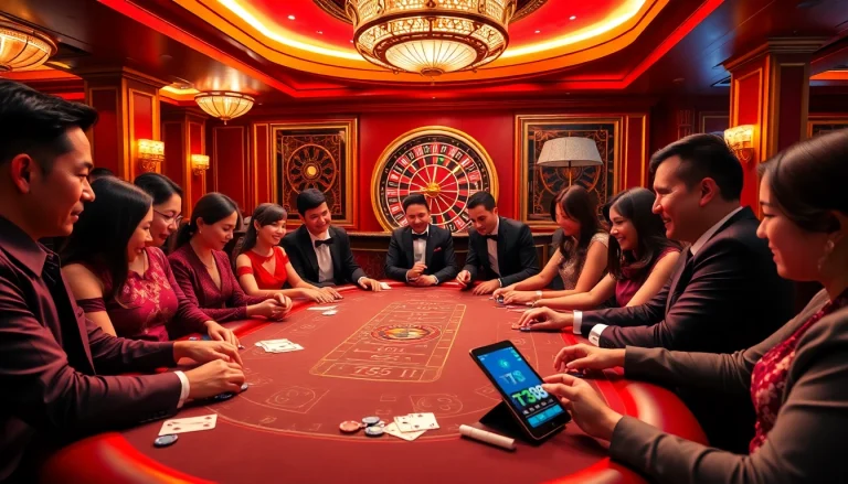 Players test their luck at TT88 online casino table games for an immersive gambling experience.