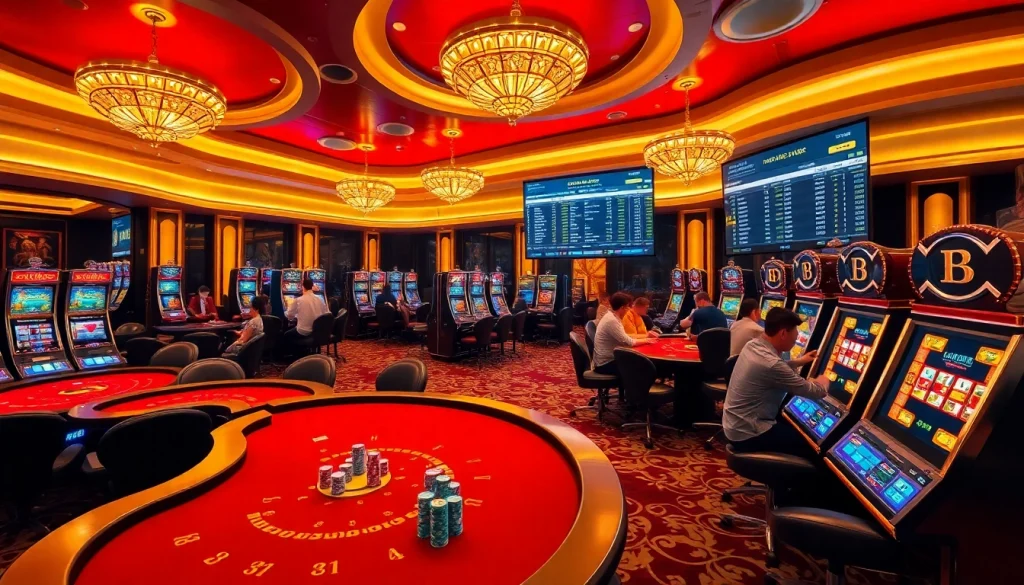 Experience the thrill of online gambling at https://gem88.buzz/ with rich visuals of casino tables and games.