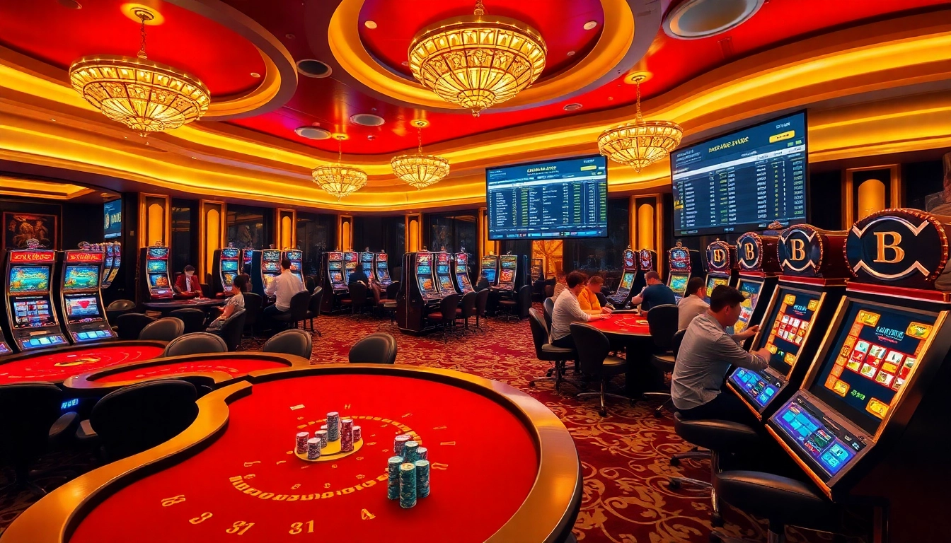 Experience the thrill of online gambling at https://gem88.buzz/ with rich visuals of casino tables and games.