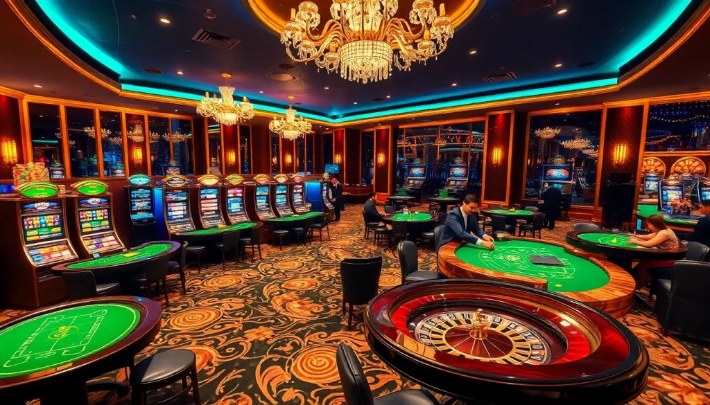Experience thrilling casino action at KJC.Marketing with top-notch gaming tables and vibrant atmosphere.