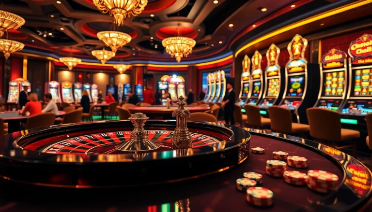 Experience thrilling gaming at vipwin com with vibrant casino visuals showcasing roulette and poker.