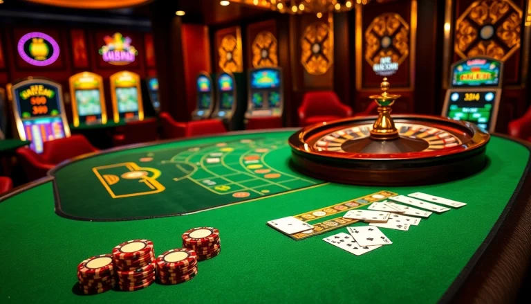 Experience winning moments at the OK 8386 casino, showcasing vibrant games and engaged players.