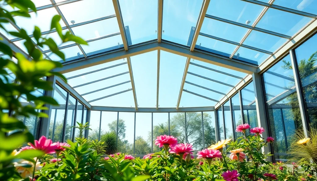 Experience a bright solarium room featuring glass walls, inviting nature indoors.