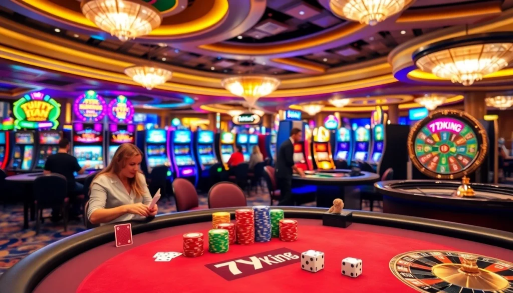 Players enjoying high-stakes games at the 79King casino, showcasing excitement and strategic gameplay.