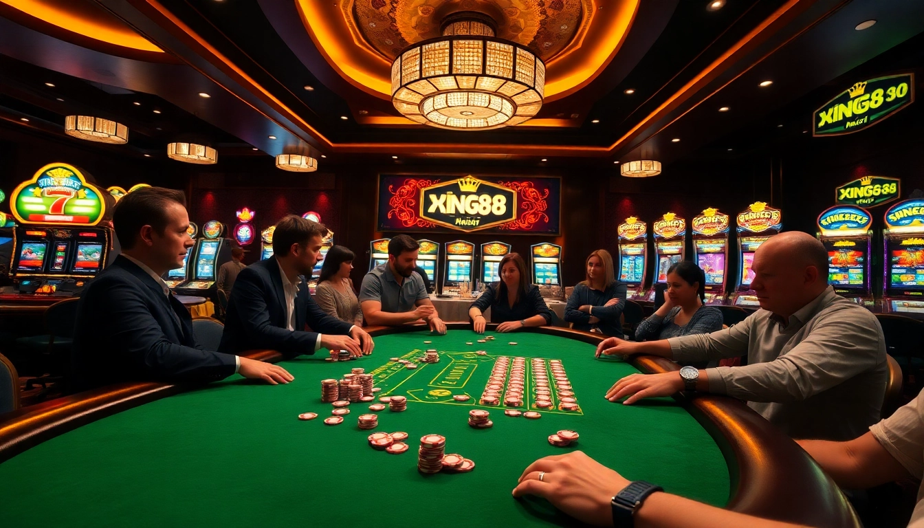 Experience the thrill of high-stakes poker at king88 with vibrant gaming tables and exciting jackpots.