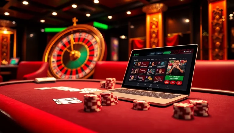 Experience the thrill of 88i casino with vibrant poker tables and lively roulette games.