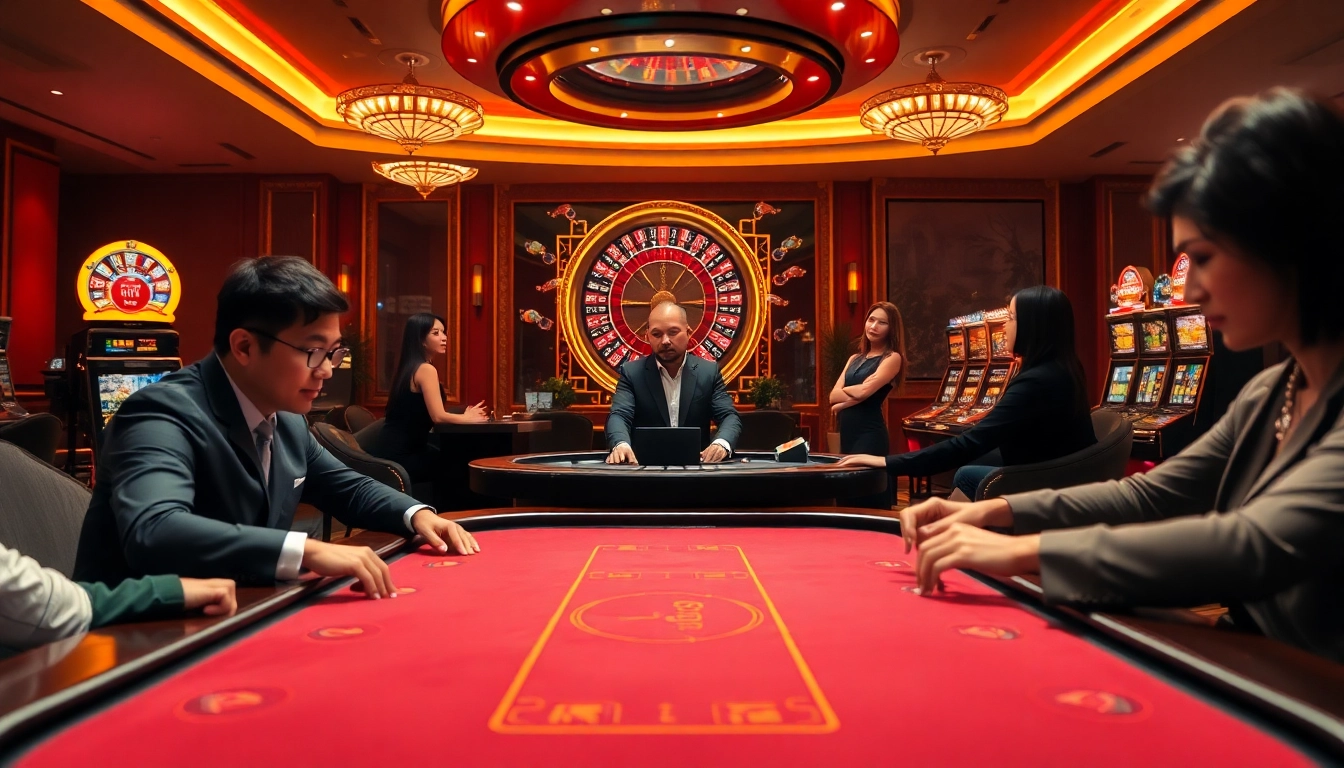 Experience the allure of RR88 with thrilling live dealer games and casino ambiance.