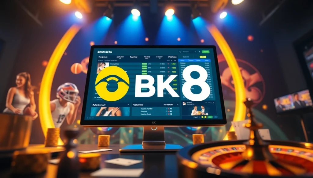 Experience the vibrant online betting environment of bk860s.com with engaging visuals.