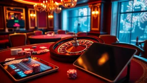 Experience the thrill of betting at https://23winn.casino/ with a luxurious casino scene featuring poker chips and a roulette wheel.
