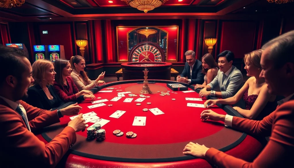 Experience the thrill of 88i bet at a vibrant and luxurious casino table.
