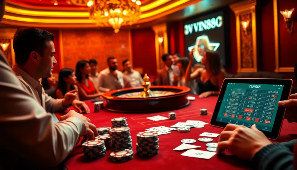 Experience the thrill of VIN88 with engaging casino games and vibrant casino visuals.