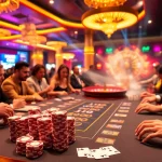 Experience thrilling gameplay at MM88 COM with vibrant poker chips and an exciting online interface.