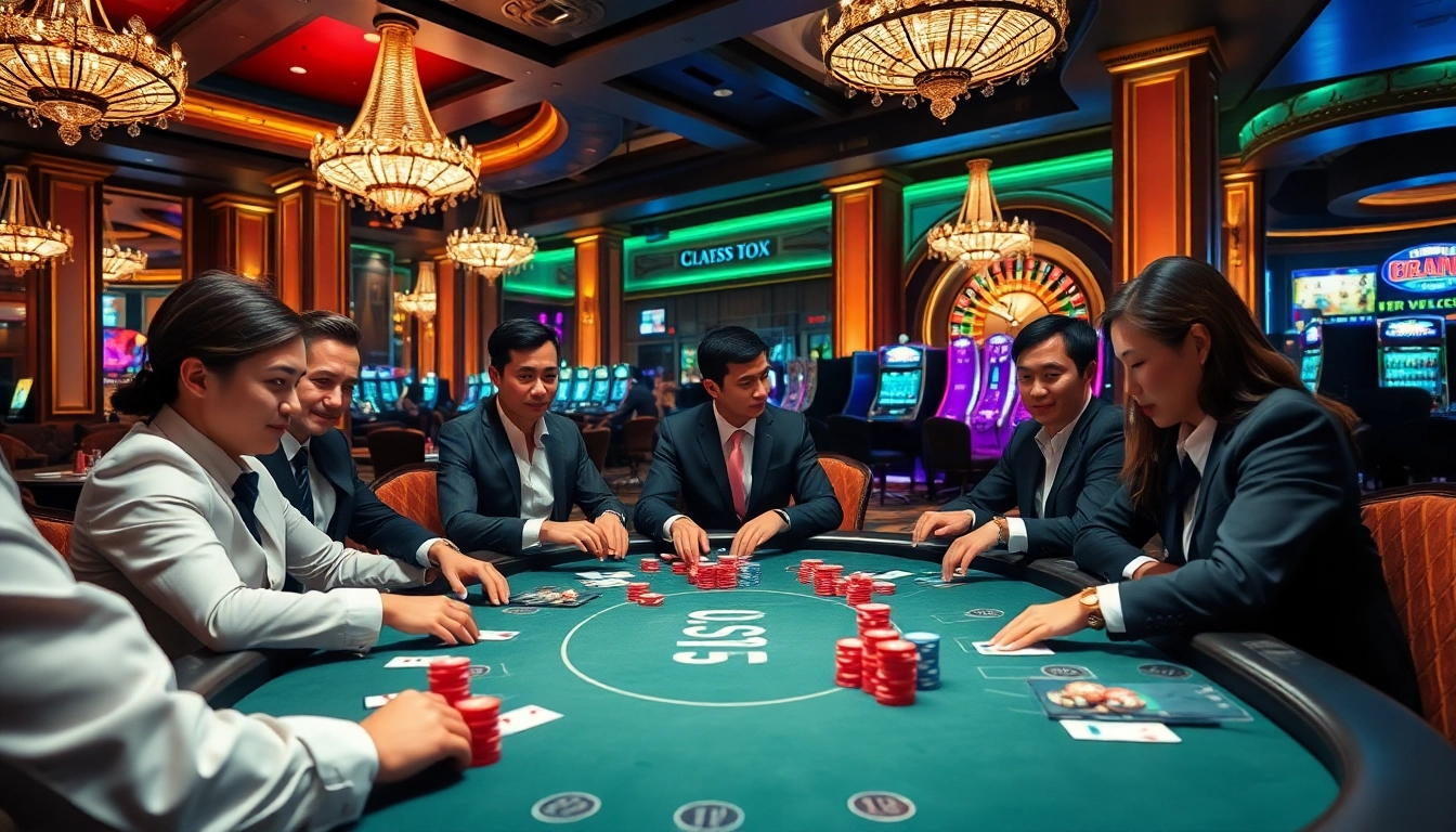 Experience the excitement of high-stakes poker at https://uu88net.info/ with lavish decor and engaged players.