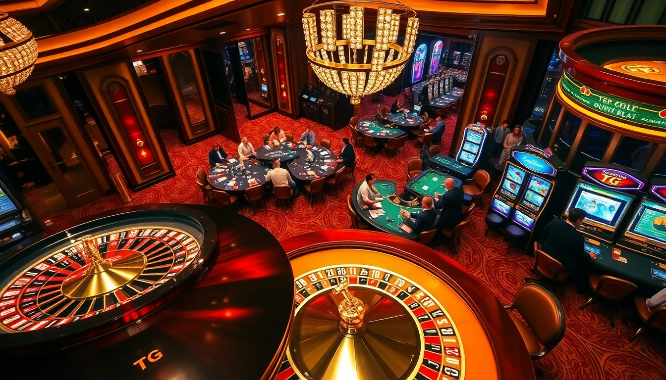 Experience the excitement of TG 88 in a luxurious casino environment with engaging table games.