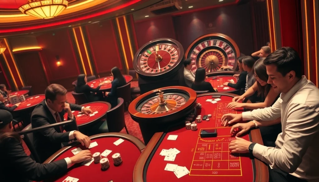 The i9bet2h club atmosphere captures players celebrating wins at luxurious casino tables.