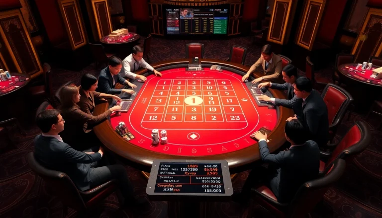Experience intense gameplay at a tài xỉu md5 table with exciting action and vibrant casino atmosphere.