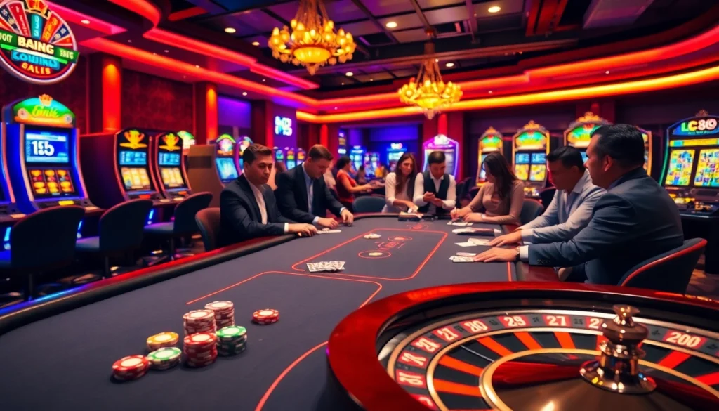 Experience the thrill of a game at https://lc88.onl/ with elegant poker tables and vibrant slots.