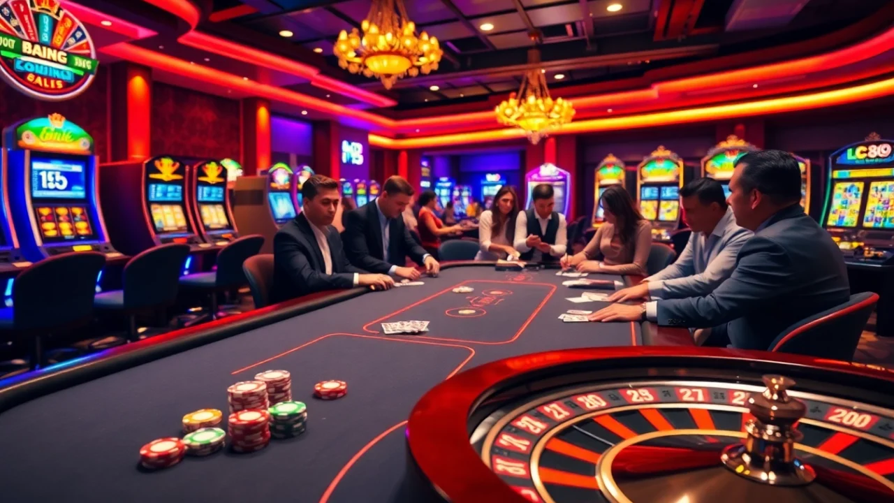 Experience the thrill of a game at https://lc88.onl/ with elegant poker tables and vibrant slots.