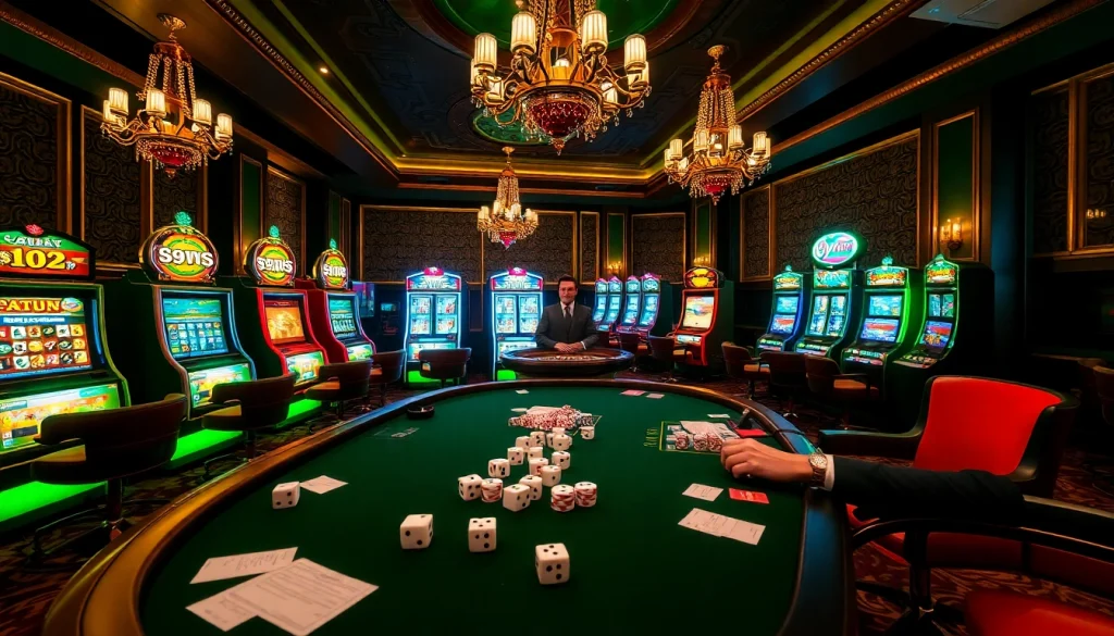 Experience thrilling action at 69VN Casino with exciting games, vibrant lights, and professional dealers.