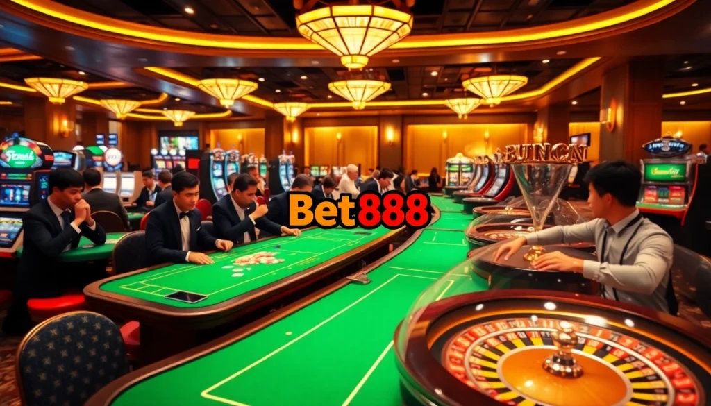 Engage in thrilling betting action with Keonhacai Bet88 at a vibrant casino.