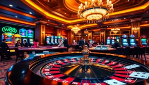 Gambling excitement with players enjoying their favorite games, link vào ww88 featured.