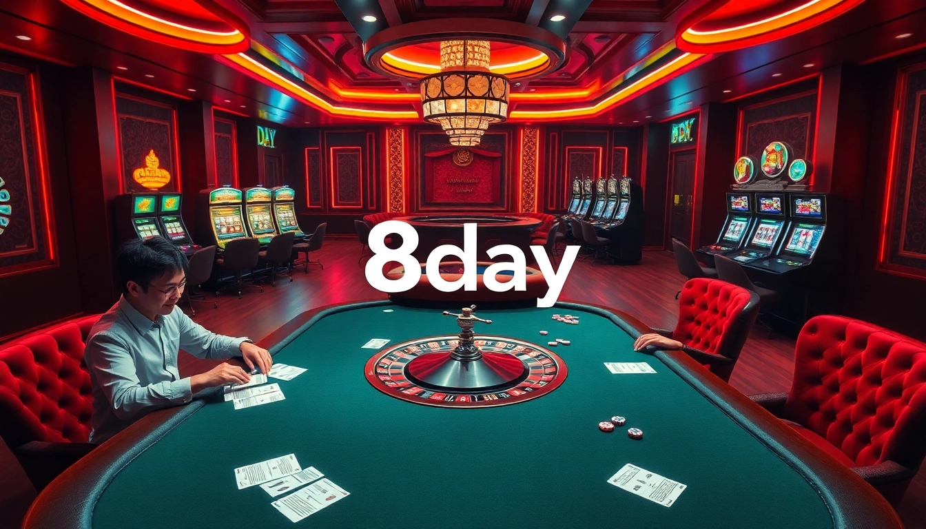 Experience excitement at 8day's engaging online casino with vibrant gameplay.