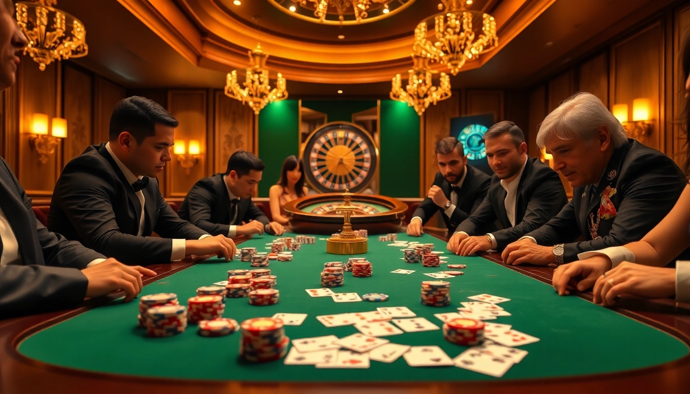 Experience the thrill of winning at tg88 com with an exciting poker game at a luxurious casino.