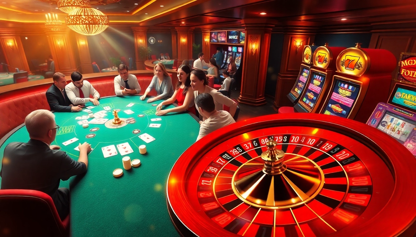 Experience the thrilling gameplay at king79 casino with dynamic poker and roulette tables.