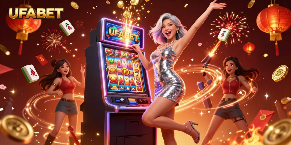 Experience the thrill of winning jackpots at UFABET with vibrant casino visuals and an exciting atmosphere.