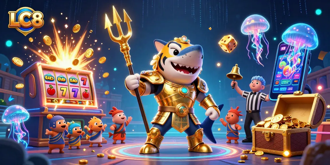 LC 88 slot games showcase an underwater world with vibrant characters and jackpots.
