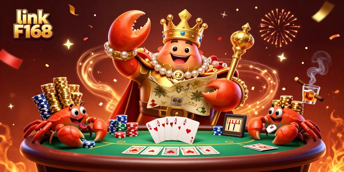 Experience thrilling gameplay with the link F168, showcasing a vibrant casino scene filled with excitement.