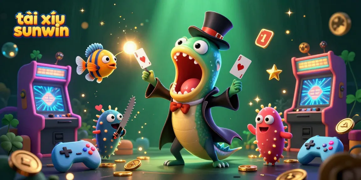 Play tài xỉu sunwin with magical sea characters and vibrant casino elements in a dynamic scene.