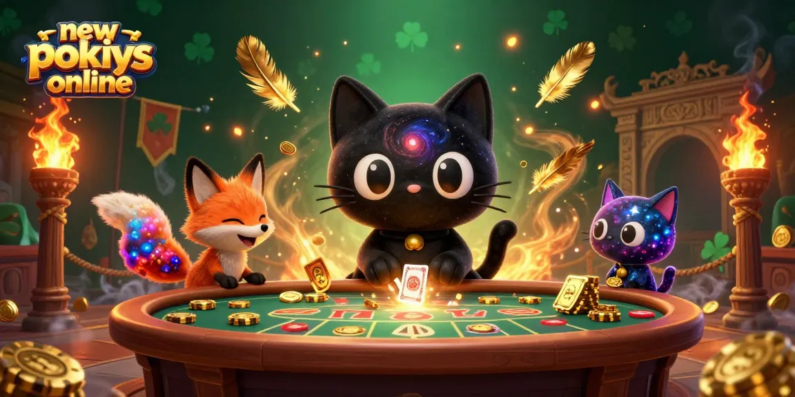 Experience new pokies online with a cosmic theme as a cat pulls in golden rewards.